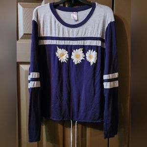 No Boundaries, Womens XXL, long sleeve jersey t-shirt